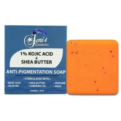 1% Kojic Acid Scrub Treatment Soap Pack of 1 100 Gm