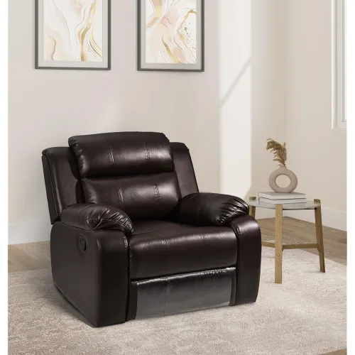 Image of Amazon Brand - Solimo Polaris 1 Seater Leatherette Recliner