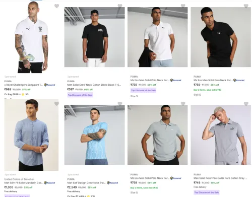 Image of 100% Supercoins Back on Puma Men's Clothing