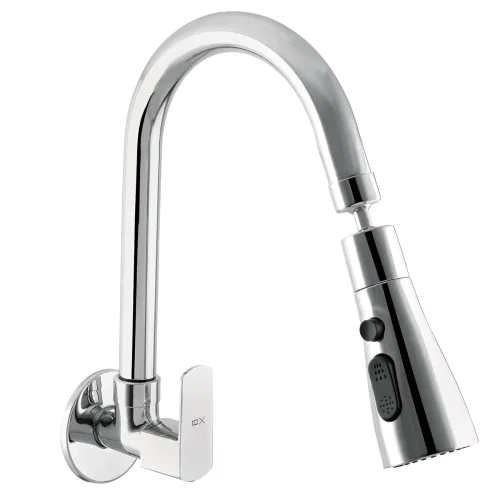 Image of 10X Brass Sink Tap, 3 Flow, Rotatable