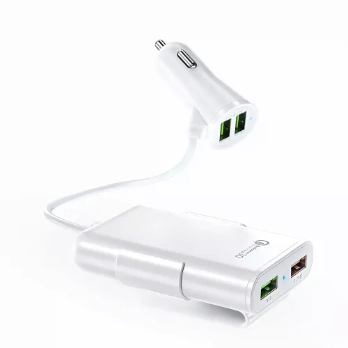 Image of 40W USB Car Charger 4-Port