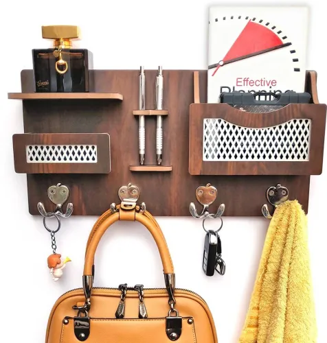 Image of 7CR Multipurpose Wall shelf 5x5 (WB) Wooden Wall Shelf
