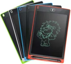 8.5 INCH LCD Writing tab Drawing Writing & Learning pad Digital Notepad (Red).