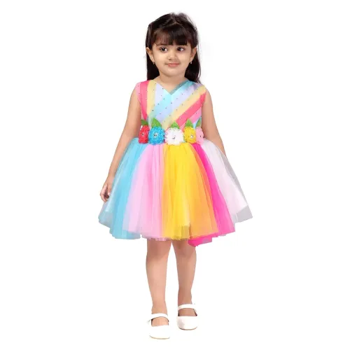 Image of Aarika Girls Knee Length Frock