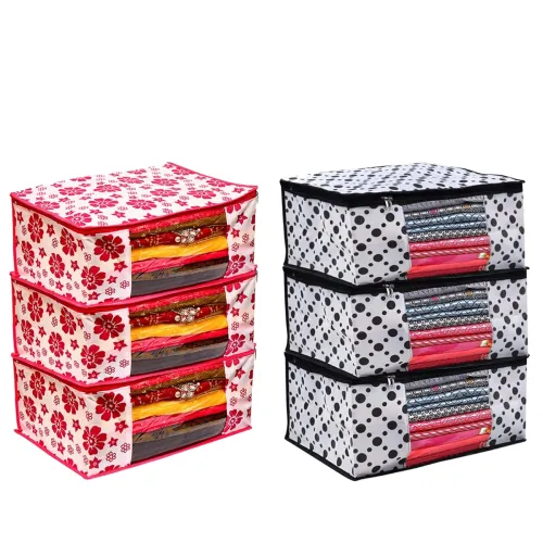 Image of AARON INC Non Woven 3 Pieces Saree Covers
