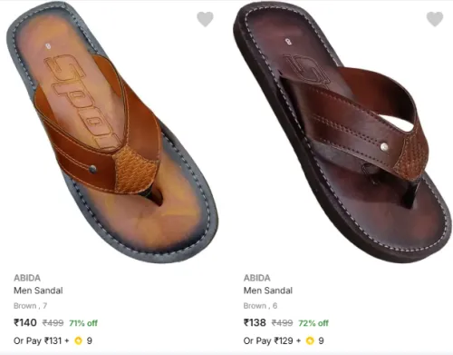 Image of Abida Men's Sandal Minimum 71% Discount