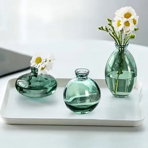 Image of ABOUT SPACE Glass Bud Flower Vase Po3