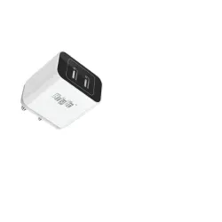Abriitch by Bright, High Speed Charging Adapter 017 Ch-16 with Micro Cable, White