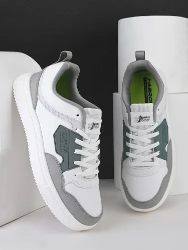 Image of Abros HILTON Sneakers For Men (White , 9)