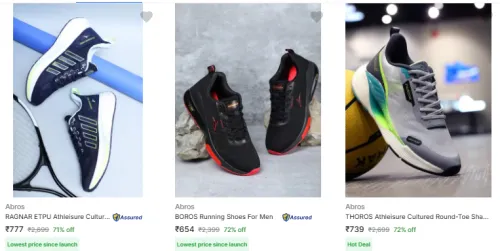 Image of Abros Men’s Sports Shoes @ Minimum 70% Discount