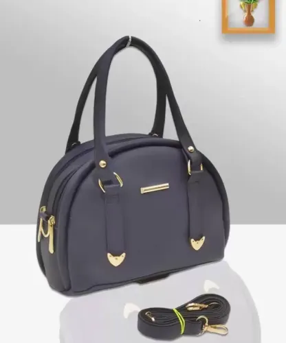 Image of Abu fashion Women Blue Hand-held Bag 