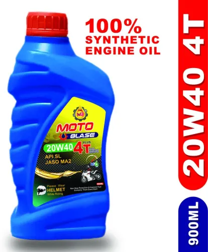 Image of Accelerate 20W40 4T PLUS Power one Full-Synthetic Engine Oil& (900 ml, Pack of 1).