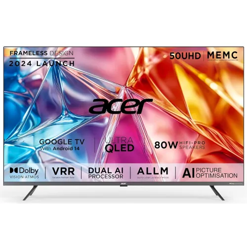 Image of Acer 126 cm Series 4K Ultra HD Smart QLED Google TV 