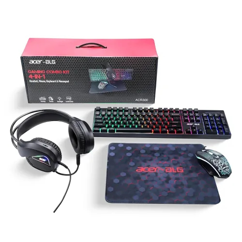 Image of Acer 4-in-1 Wired Gaming Combo (Black)