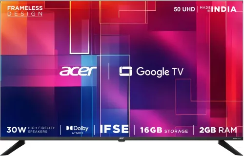 Image of Acer (AR50UDGGR2851AD) G plus Series 127 CM (50 inch) Smart Google TV