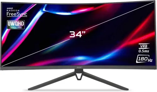 Image of Acer Nitro 34inch Curved UWQHD Gaming Monitor