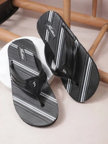 Image of action Men Slippers (Black , 6)