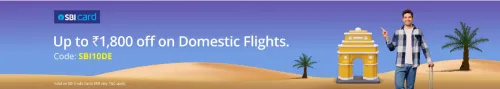 Image of Adani One Flight Bank Offers: Get up to ₹1,800 off on Domestic Flight