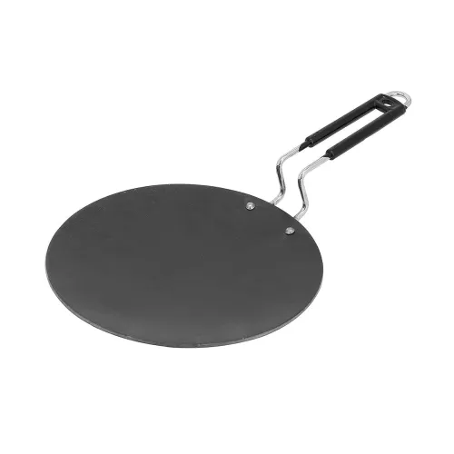 Image of Add2cart Pre-Seasoned Iron Concave Tawa 25.4cm