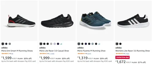 Image of ADIDAS Men's Premium Shoes at Minimum 60% Discount