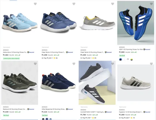 Image of Adidas Men’s Sports Shoes Minimum 60% Discount.
