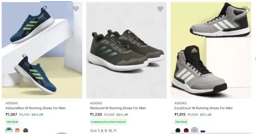 Image of Adidas Men's Sport Shoes Minimum 60% Discount