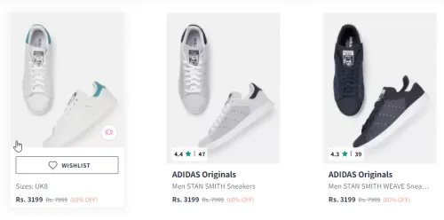 Image of Adidas Originals Casual Shoes at 60% Discount