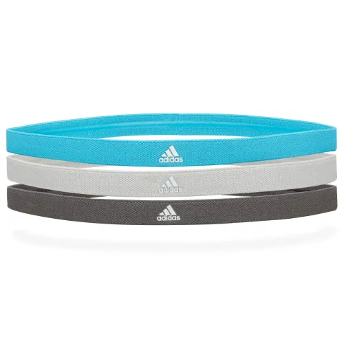 Image of adidas Polyester Sports Hair Bands 3 Pack