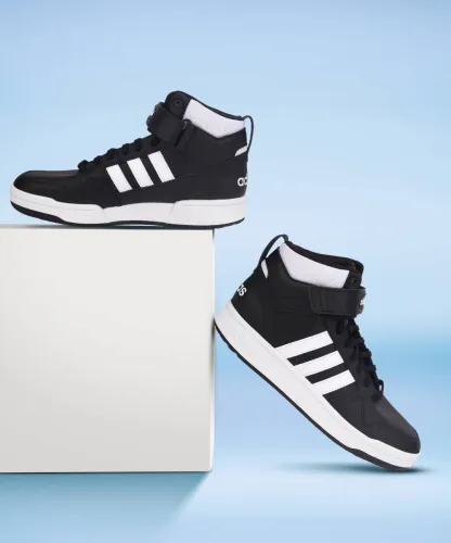 Image of ADIDAS POSTMOVE MID Sneakers For Men (Black , 6)