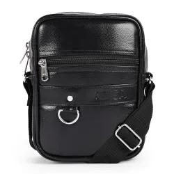 ADISA Faux Leather Unisex Sling Cross Body Travel Office Messenger Bag (MS9011)