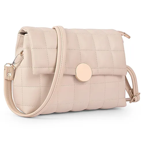 Image of ADISA Women's Girls Quilted Cross Body Sling Bag