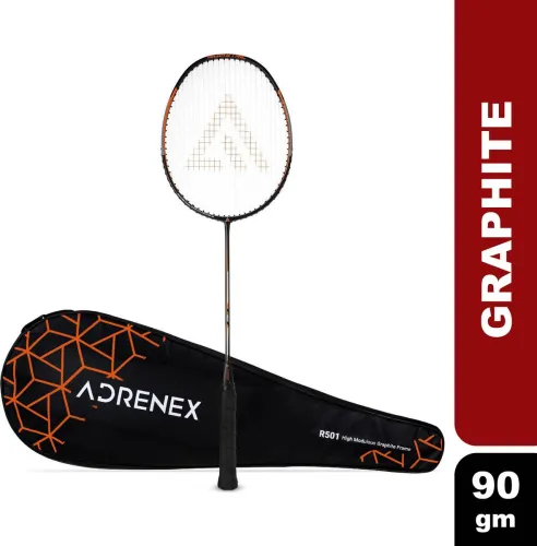 Image of Adrenex R501 Full Graphite Badminton Racquet, 90g