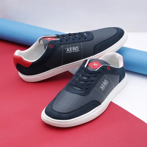 Image of Aeropostale Men Perforated Detailing Sneakers