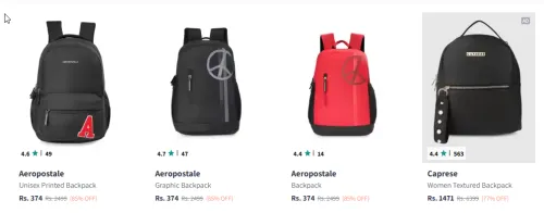 Image of Aeropostale Printed Backpack Starting At ₹374