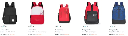 Image of Aeropostale Unisex Backpack flat 80% off