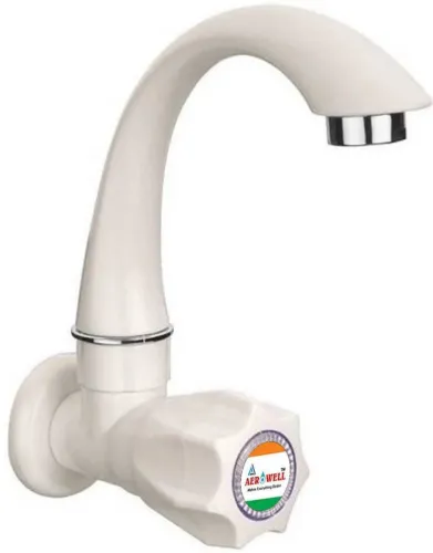 Image of aerowell 1 PVC Tap Kitchen Mixer Bathroom wash Basins