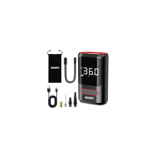 Image of AGARO Galaxy Cordless Tyre inflator, for Cars & Bikes