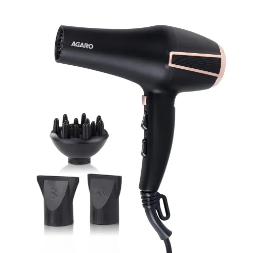 Image of AGARO HD1128 Professional Hair Dryer For both Men and Women, Black