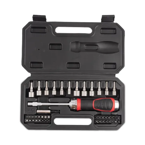 Image of AGARO Screwdriver bits Set (46-Pieces), Red & Black (33517)