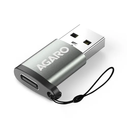 Image of AGARO USB 3.0 Type C Female to USB Male OTG Adapter