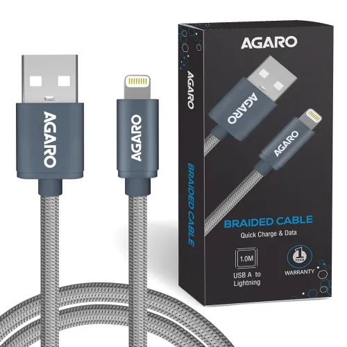 Image of AGARO USBA to Lightning 1.2M Cable