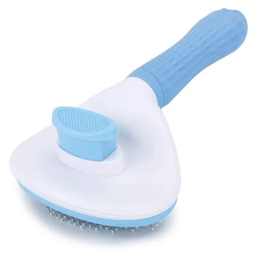 Image of Agirav Self Cleaning Slicker Brush for Dogs and Cats