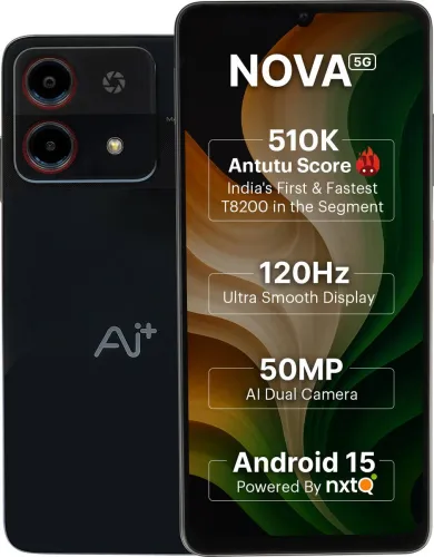 Image of Ai+ Nova 5G (Black, 128 GB) (6 GB RAM)
