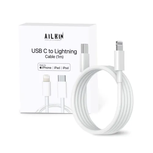 Image of AILKIN USB-C to Lightning Cable (1M, MFi Certified)