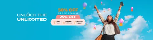 Image of Air India Express Coupon : 25% off seats and meals for members only