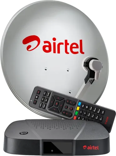 Image of Airtel Digital TV Only HD Set Top Box |1M Ultimate Kannada+English Pack |