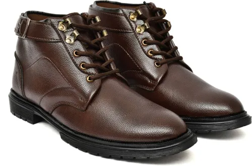 Image of AIZA TRADERS Boots For Men (Brown , 7)