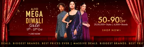 Image of AJIO Mega Diwali Sale 50-90% off