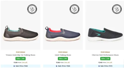 Image of Ajio: PERFORMAX Women's Walking Shoes Min. 70% Off