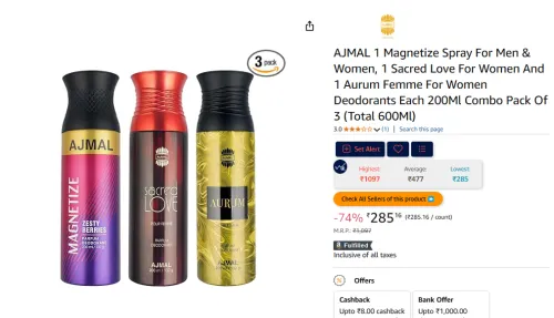 Image of AJMAL 1 Magnetize Spray PO3*200ml